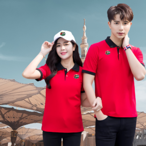 Unisex Short-Sleeve Polo Shirt 'Strength in Colors'