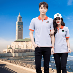 Unisex Short-Sleeve Polo Shirt 'The Future of Palestine'