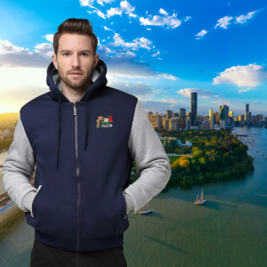 Hoodie Jacket of Solidarity 'Land of Innocence'