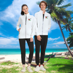 Unisex Zipper Sweatshirt 'Hand of Unity'