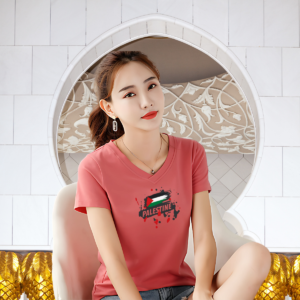 Short-Sleeve V-Neck T-Shirt 'Through the Rubble'