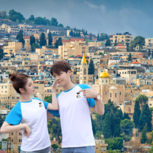 Bicolor Modal T-Shirt   'Palestinian Hero'