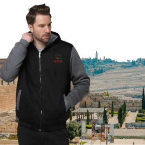 Hoodie Jacket of Solidarity 'Peace for Gaza'