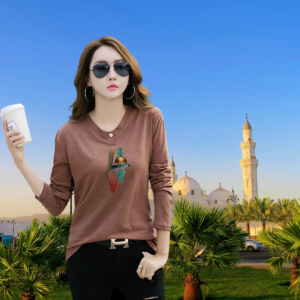 Loose-Fit Long-Sleeve T-Shirt for 'Land of Faith'