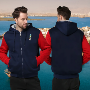 Hoodie Jacket of Solidarity 'Long Live Palestine'