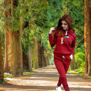 Women's Casual Hoodie Set 'Palestine’s Call'