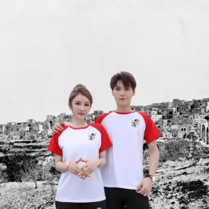 Bicolor Modal T-Shirt   'The Key to Freedom'