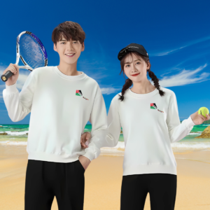 Sporty Cotton Sweatshirt  'Breath of Peace'