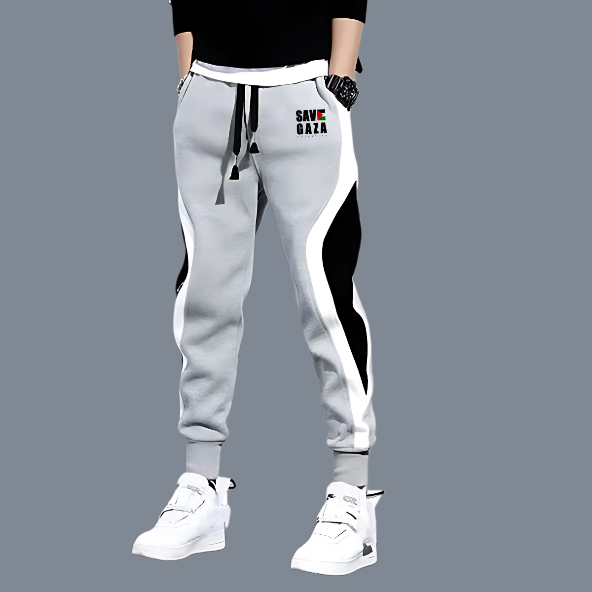 Casual Jogging Pants 'Aid for Gaza'