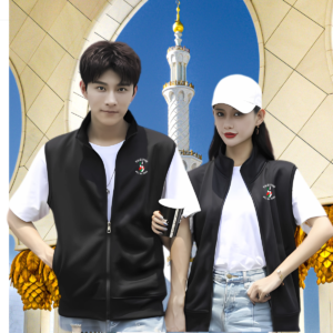 Thick Sleeveless Vest  'V for Peace'