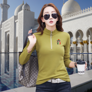 High-Neck Pullover with Zipper 'Heart of Jerusalem'