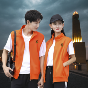 Thick Sleeveless Vest  'United Hand'