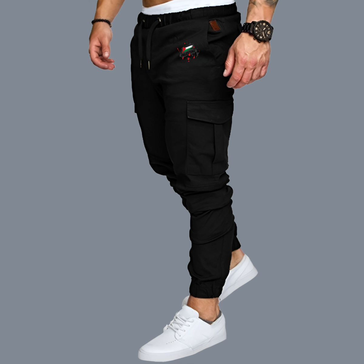 Casual Cargo Pants 'Bold Courage' – Image 2