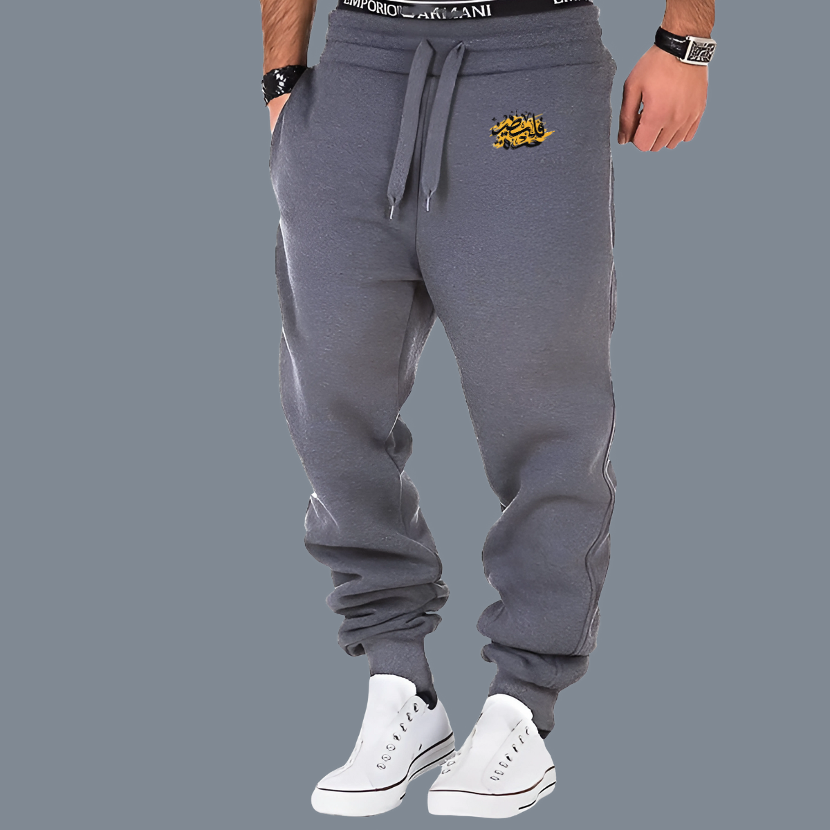 Men's Casual Sweatpants 'Letters of Freedom'