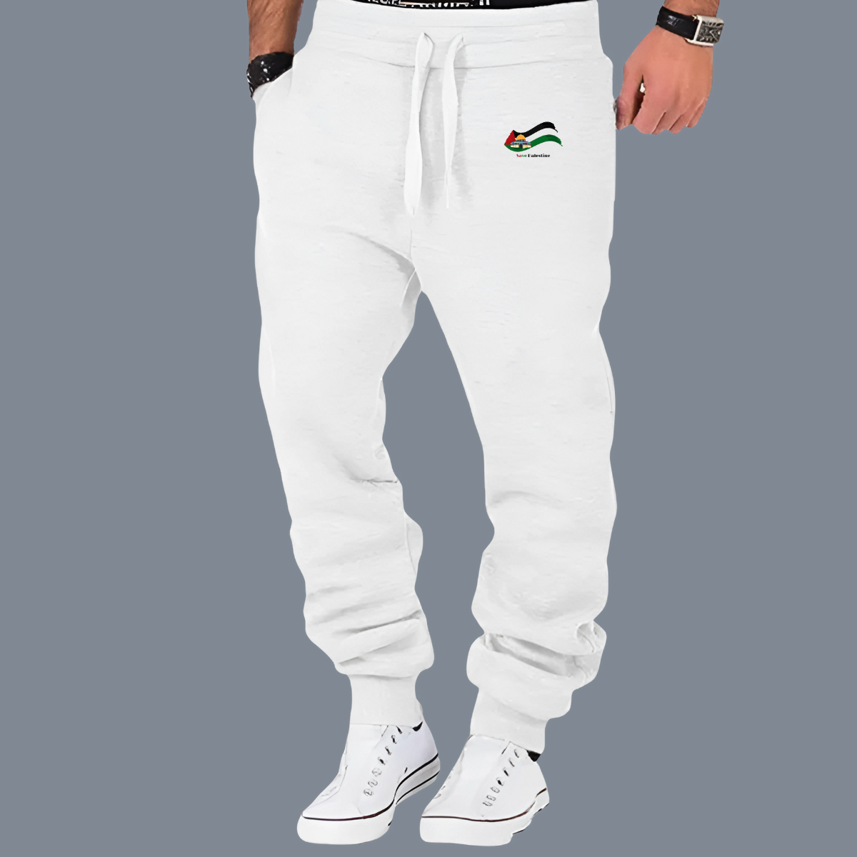 Men's Casual Sweatpants 'Peace and Resistance' – Image 5