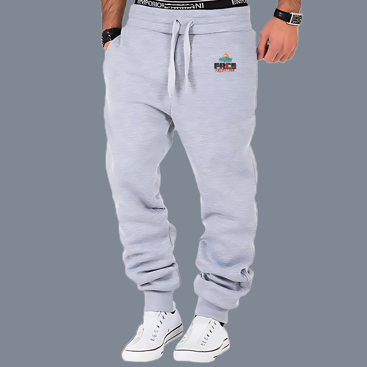 Men's Casual Sweatpants 'Pride of Al-Aqsa' – Image 5