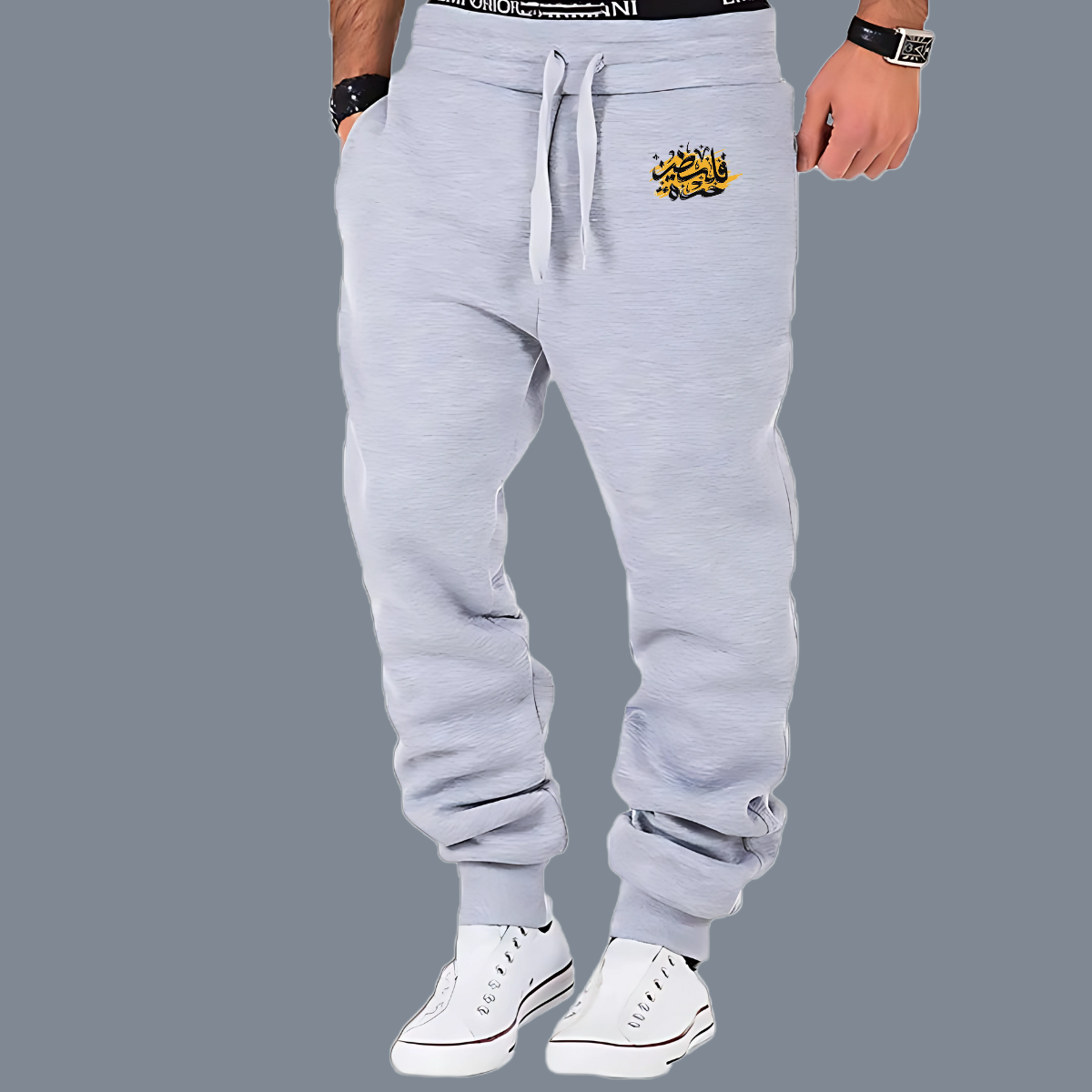 Men's Casual Sweatpants 'Letters of Freedom' – Image 5