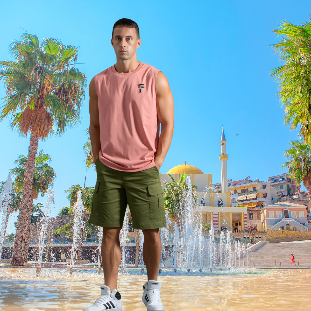 Men's Sport Tank Top 'Unity Horizon' – Image 11