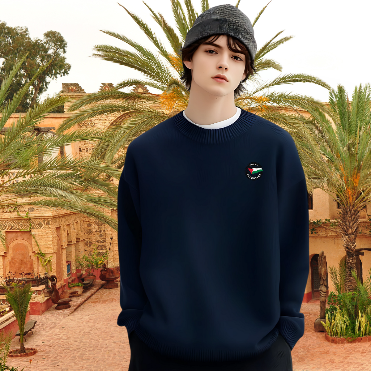 Oversized Sweater 'United for Justice' – Image 4