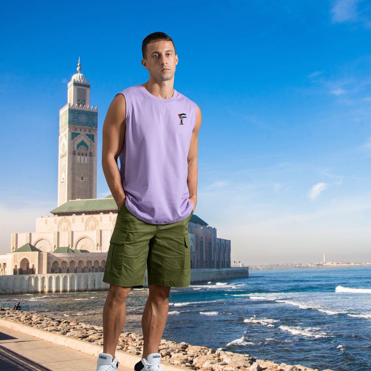 Men's Sport Tank Top 'Unity Horizon' – Image 8