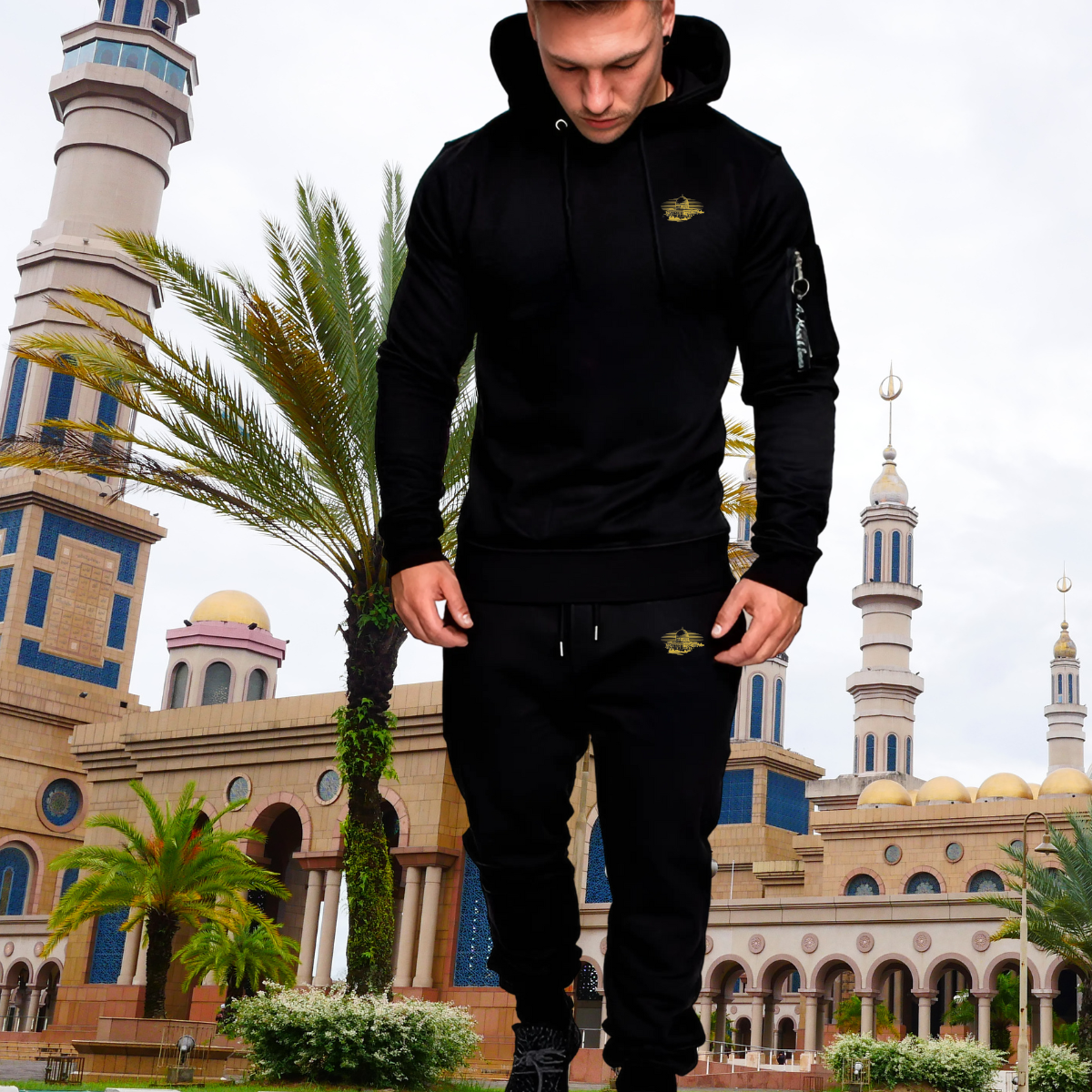 Men's Tracksuit 'Illuminated Al-Aqsa' – Image 2