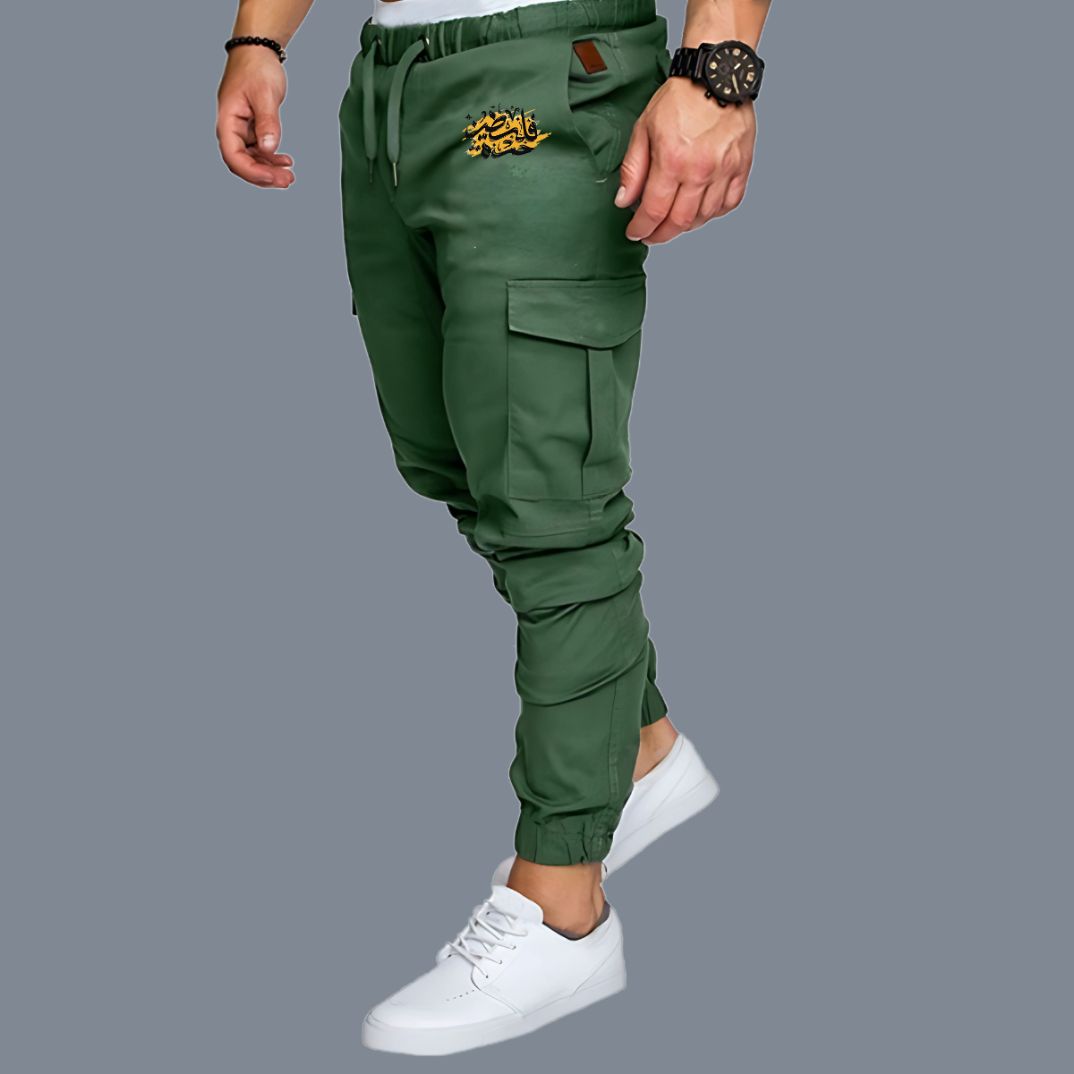Casual Cargo Pants 'Letters of Freedom'