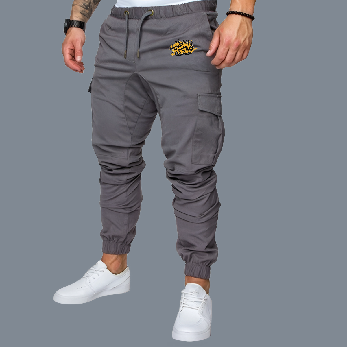 Casual Cargo Pants 'Letters of Freedom' – Image 7