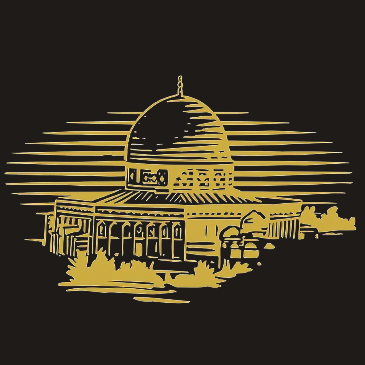 Men's Tracksuit 'Illuminated Al-Aqsa' – Image 7