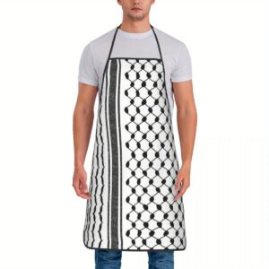 Palestinian Keffiyeh Apron – Unisex Cooking & BBQ Apron