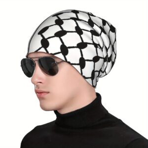 Palestinian Keffiyeh Beanie – Unisex Urban Headwear